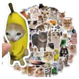 50/100PCS Creative Network Popular Cat Meme...