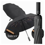 12 Bone Black Glue Fully Automatic Umbrella...