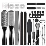 Pedicure Kit 8/10/23 in 1 Stainless Steel...