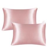 JuwenSilk silky stain pillowcase silky...