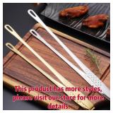Stainless Steel BBQ Tongs Food Tongs BBQ Steak...