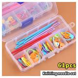 61pcs Multicolor Plastic Resin Small Clips...