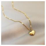1pcs Gold-color Necklace Ms Simple Fashion...