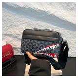 Creative Shark Mouth Crossbody Bag Simple Coin...