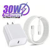 30W Fast Charger Set USB C Port Wall Charging...