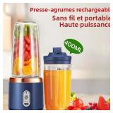6 Color 400ml Portable USB Blender Electric...