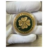 Lucky Challenge Coin, Fortune Magnet, 4-Leaf...