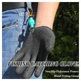 Fishing Catching Gloves Magnet Release...