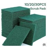 Grit-Free Scrub Pads, 10/30 Pcs - Scratch-Free...
