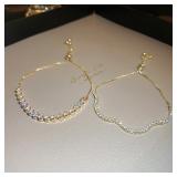 Wave Geometry Adjustable Bracelet Bangle Luxury...