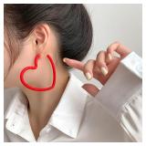 Fashion Geometric Personality Neon Acrylic Big...