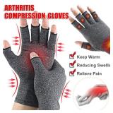 Relieve Hand Discomfort with 1pair Fingerless...