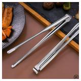 Super Grip Non-Slip Kitchen Tongs - Wide-Tip...