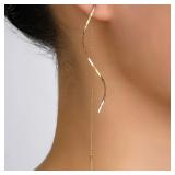 2PC Women's Elegant Light Luxury Earrings -...