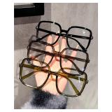 1Pc/3Pcs Fashionable Oversized Square...