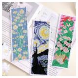 6 Pieces Vintage Painting Floral Cross Stitch...