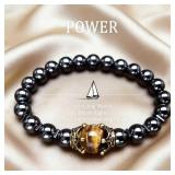 Men's Stylish Natural Stone Bracelet Vintage...