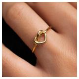 Stainless Steel Rings for Women Gold Color...