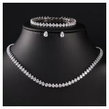 ZAKOL Gorgeous Buling AAA Clear Round Cubic...