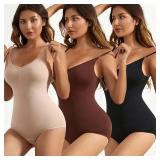 1 Piece Solid Seamless Brief Shaping Shapewear...