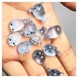 10/20 Pcs Glow in The Dark Mini Seal Figurines,...