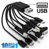 10In1 USB to Multi-ports USB Cable Universal...