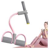 Resistance Bands 4-Tube Yoga Pedal Puller...