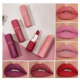 6-Color Matte Lipstick , Non-Fading, Non-Stick...