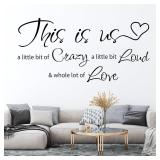 'this Is Us' Text Wall Stickers for Couple...