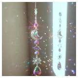 1 Pc Galaxy Star Moon Crystal Wind Chime...