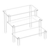 1-4 Tier Acrylic Display Stand Durable Display...