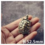 Retro Brass Tortoise Ornament Statue Metal...