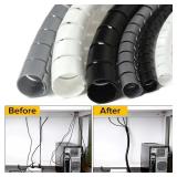 2M/1M Flexible Spiral Cable Wire Protector...