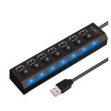 High Speed 4/7 Ports USB HUB 2.0 Adapter...