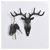 Wall Hanging Hook Vintage Deer Head Antlers for...