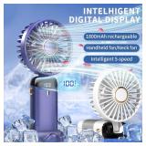 Handheld Mini Fan Foldable Portable Neck...
