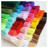 100pcs Colorful Chenille Stems Pipe Cleaners...