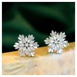 Huitan Gorgeous Cubic Zirconia Stud Earrings...