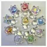 10pcs Glow in The Dark Resin Turtle Figurines...