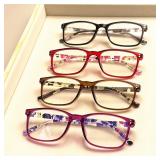 4PCS Reading Glasses Lightweight Anti Eyestrain...