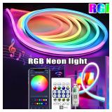 5V RGB Neon Strip Light 1M 2M 3M 5M USB...