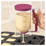 1 Pcs 900ml Batter Dispenser Hand-held...