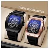 1/2PCS Luxury Large Dial Men Quartz Watches...