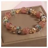 1pc Crystal Beaded Bracelet Unisex Fashion...