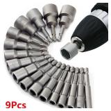 9pcs/set 5mm-13mm Hex Sockets Sleeve Nozzles...