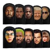 Cosplay 3D Printed Kanye Mask Stretch Mesh Full...
