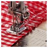 1Pcs Sliver Rolled Hem Curling Presser Foot For...