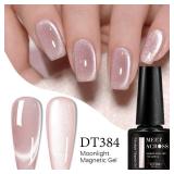 7ml Cat Magnetic Gel Nail Polish Pink Silver...