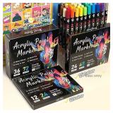 Professional Art Use 48-Color Acrylic Paint...