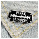 Stylish Peaky Blinders Enamel Brooch Pin for...